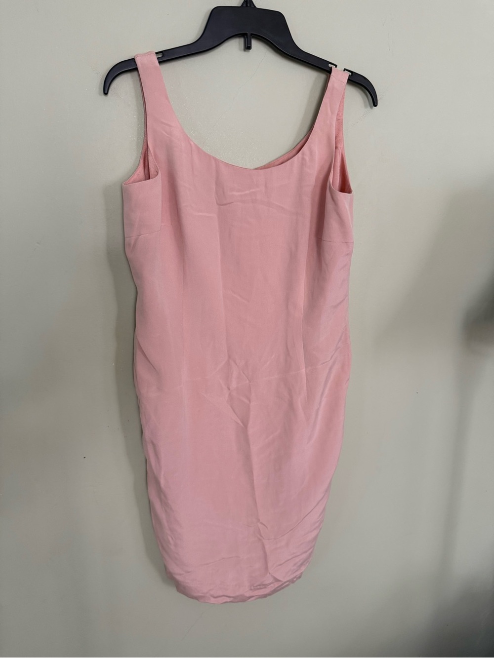 Jones New York Soft Pink Sleeveless Midi Sheath Dress